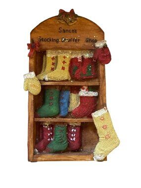 Santas Helpers Limited Edition Stocking Stuffer Maker Shelf Decoration